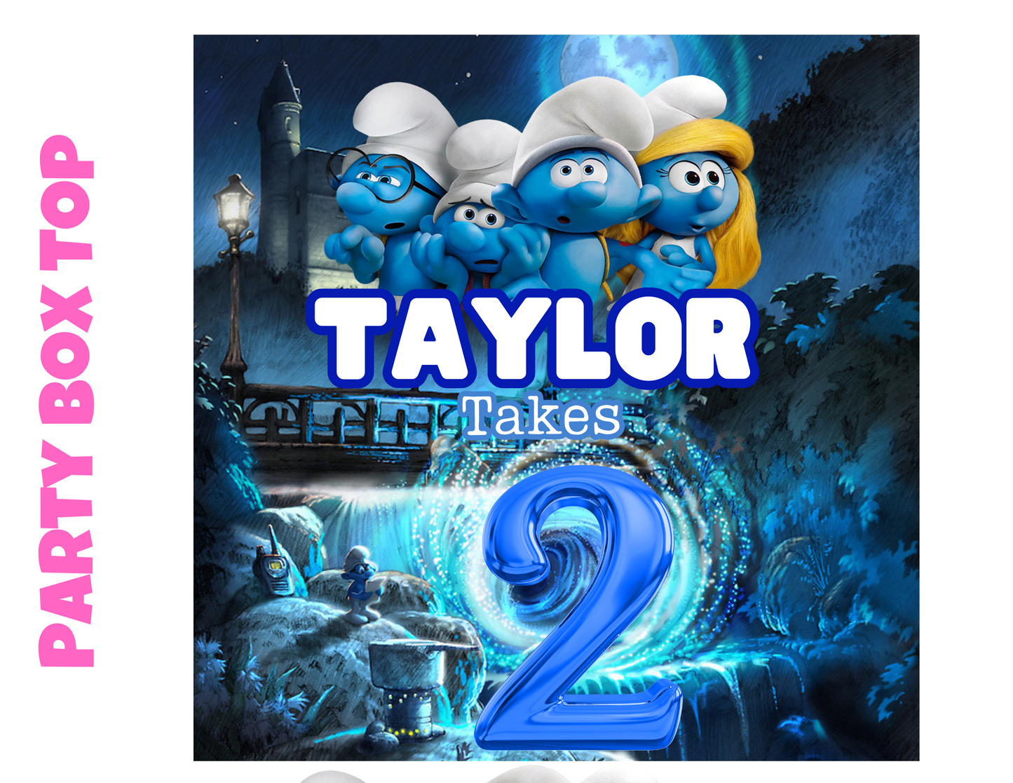 Smurf Party Favor Digital (2)