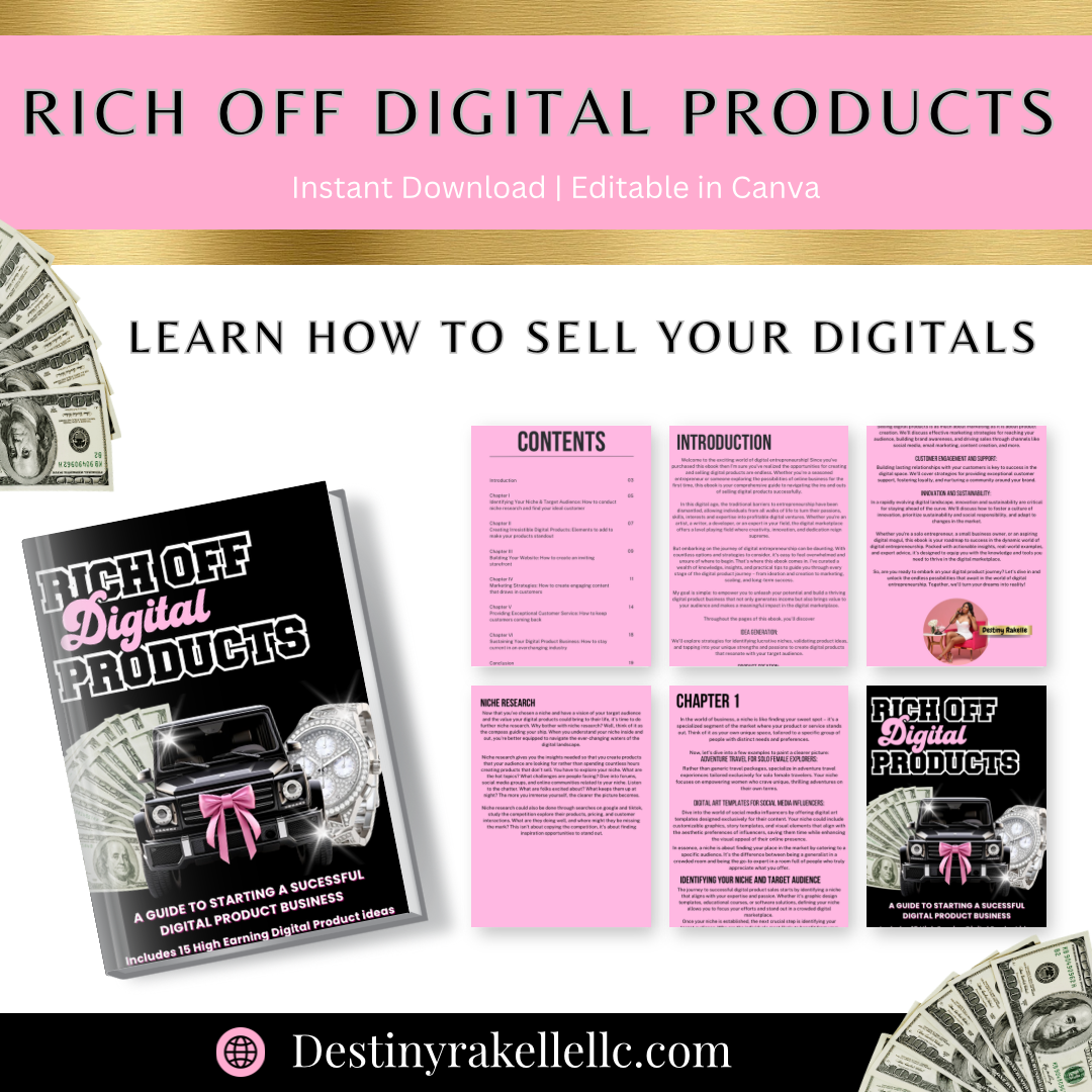 Rich Off Digital Products E-Book