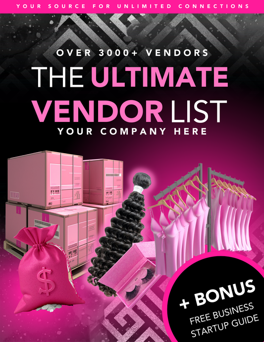 The Ultimate Vendor List