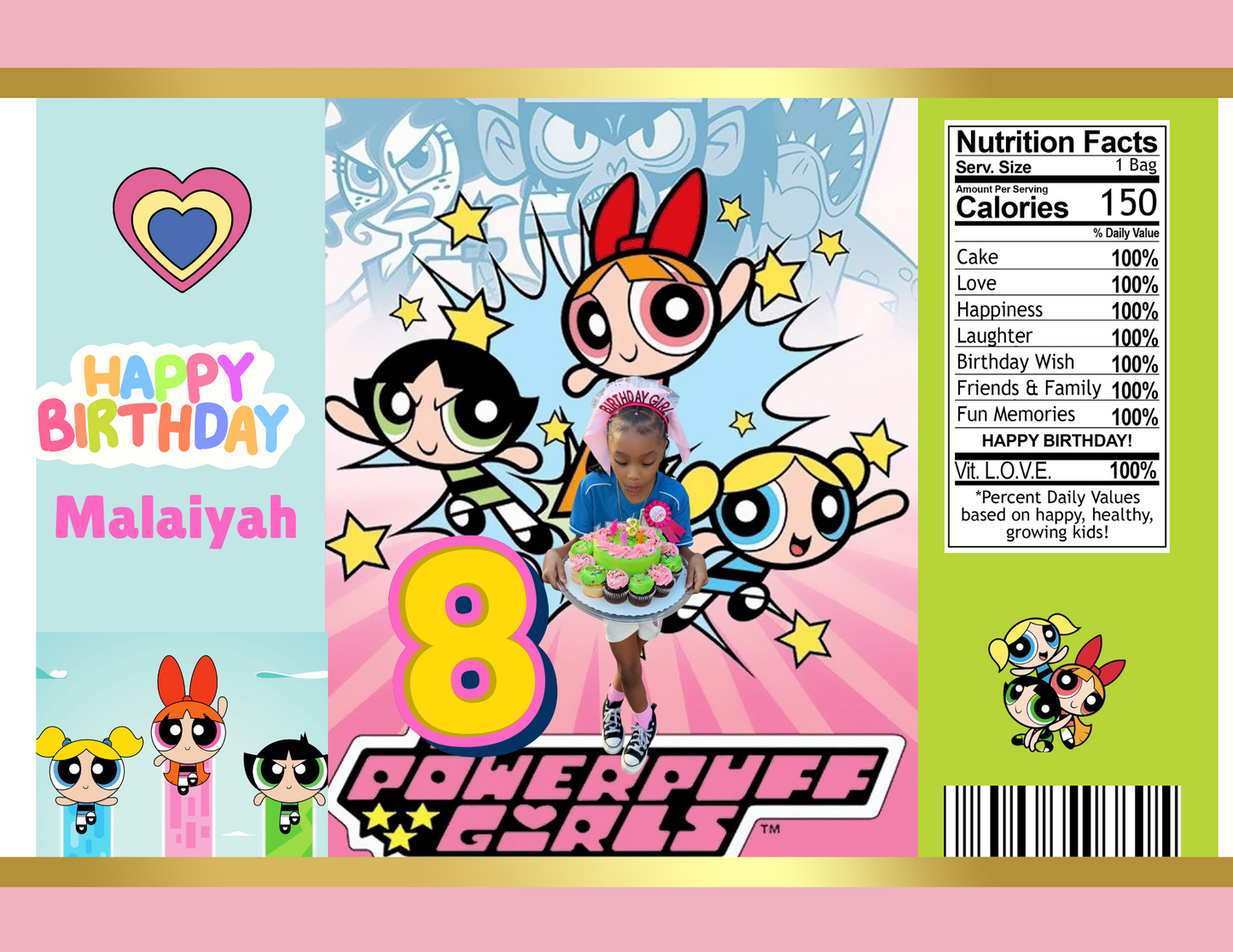 Power Puff Girls Birthday Digital