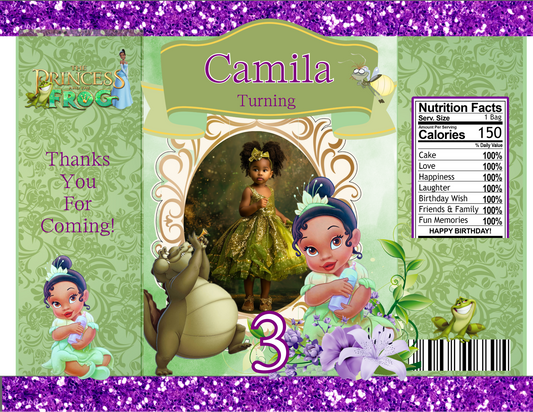 Princess & The Frog Birthday Digitals