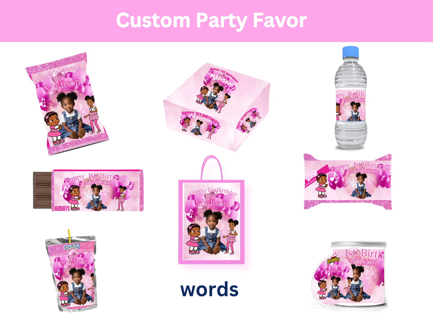Gracies Corner Birthday Party Favor Digitals