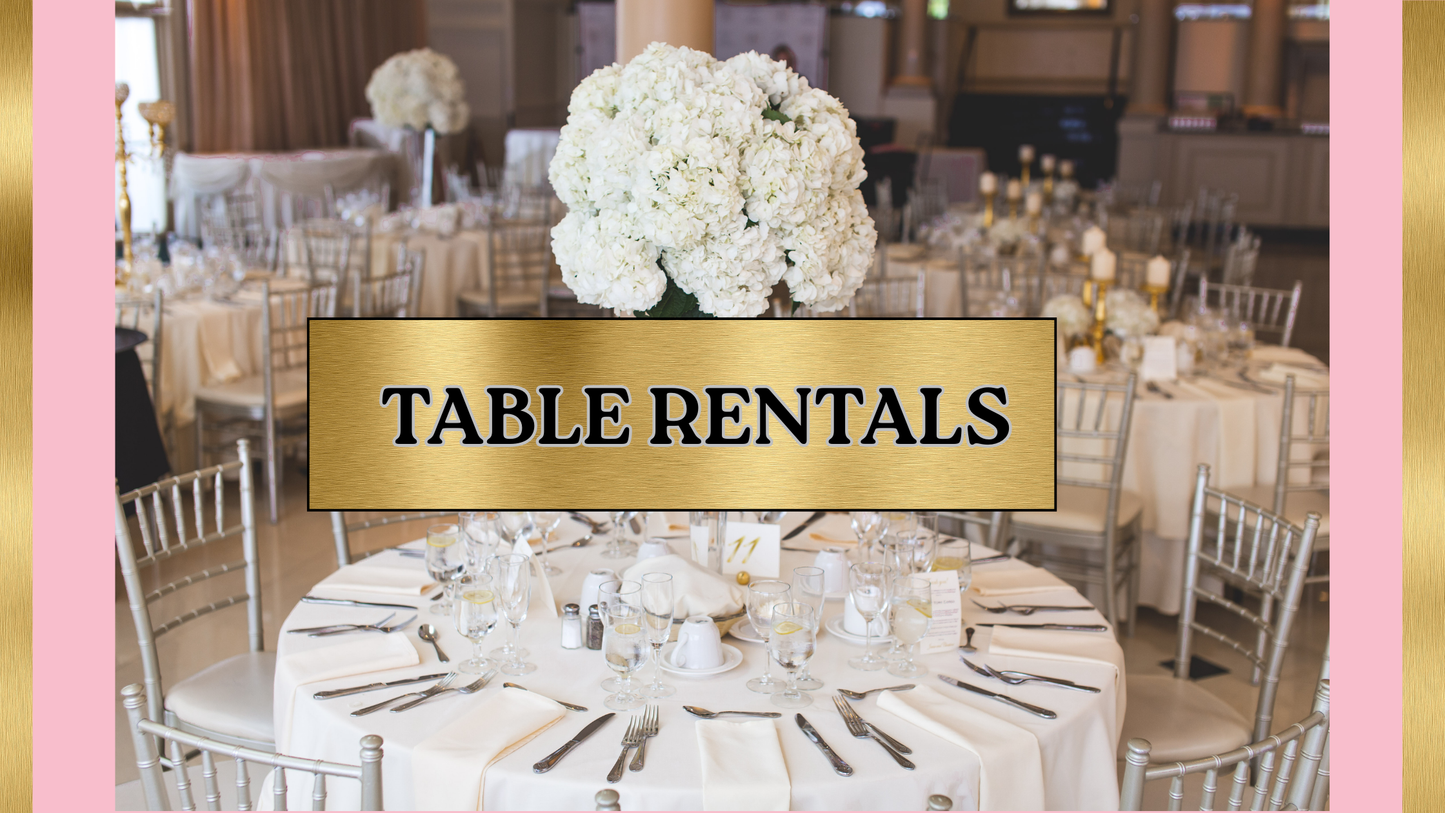 Table Rentals