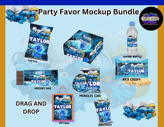 Smurf Party Favor Digital (2)