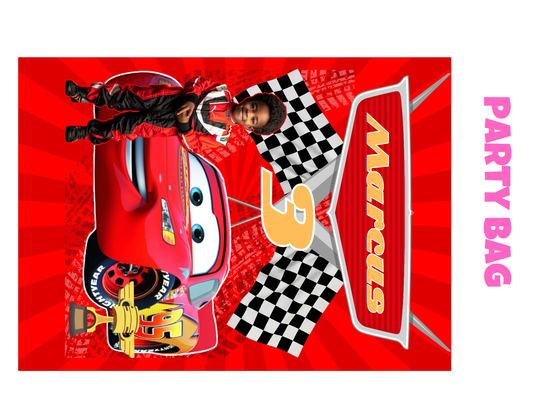 Cars Birthday Party Favor Digitals