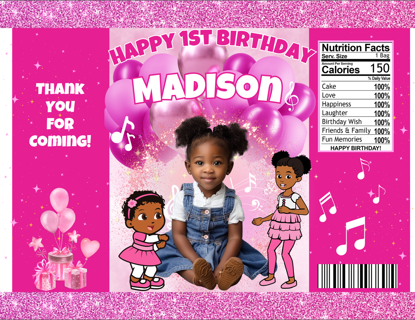 Gracies Corner Birthday Party Favor Digitals
