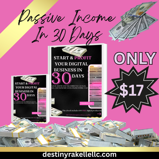 How to Start & Profit Your Digital Business In 30 Days