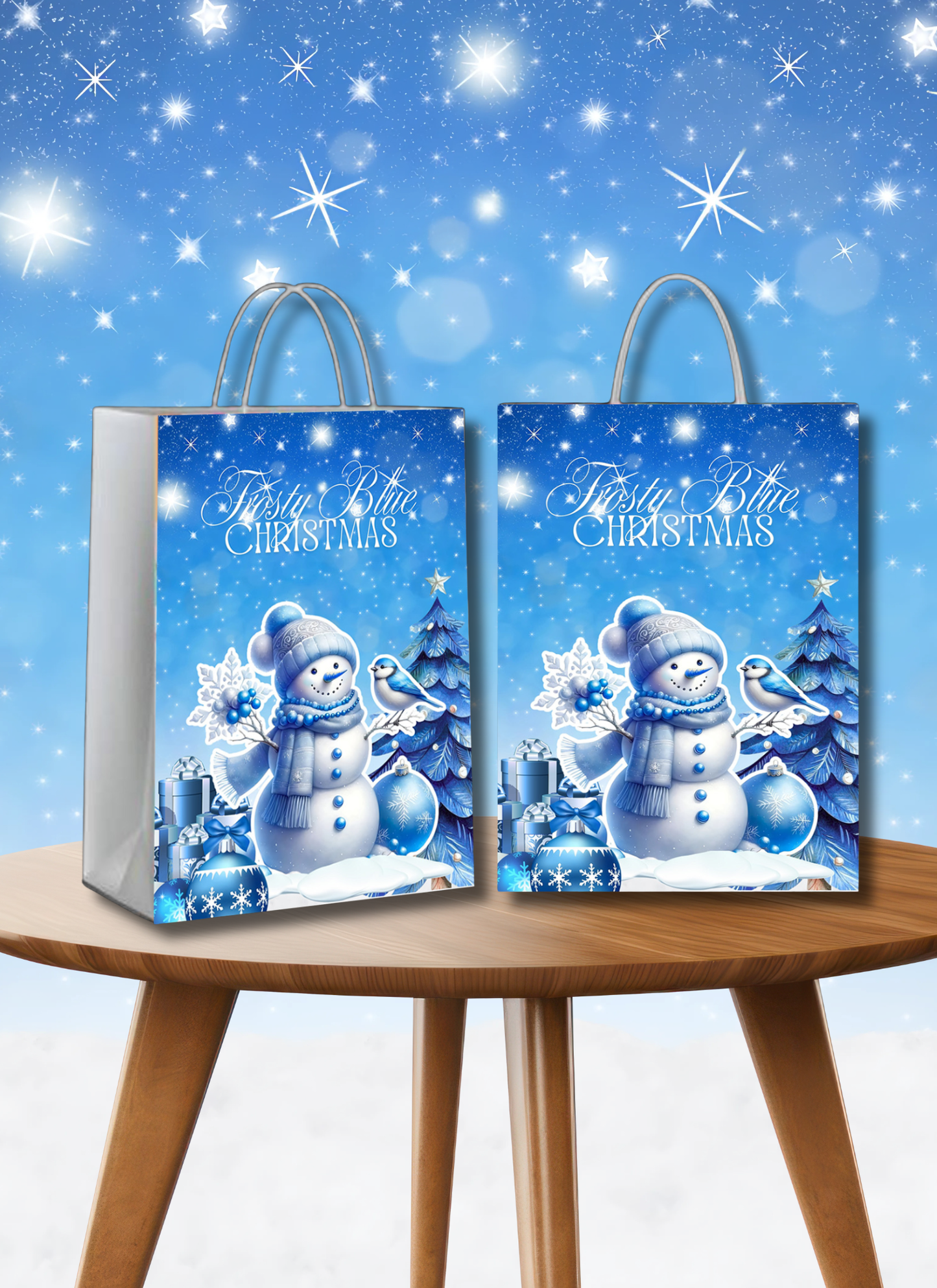 Frosty Christmas Themed Digital Bundle