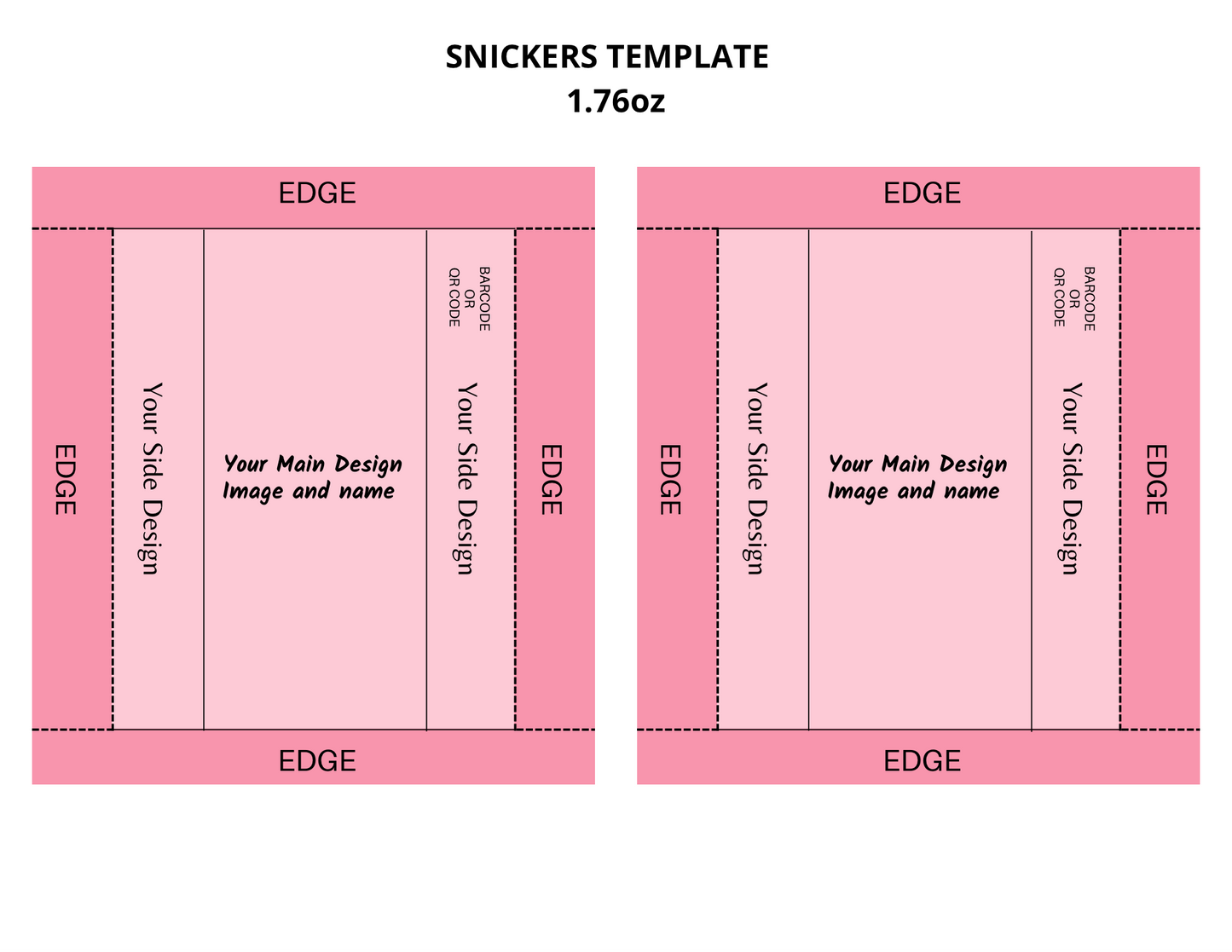 Bow Themed SNICKERS Wrapper.